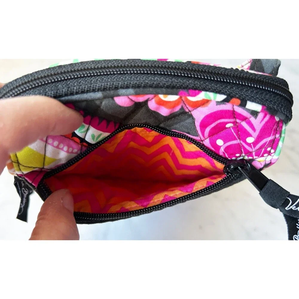 Vera Bradley Mini Hipster Crossbody Bag Ziggy Zinnias Pattern